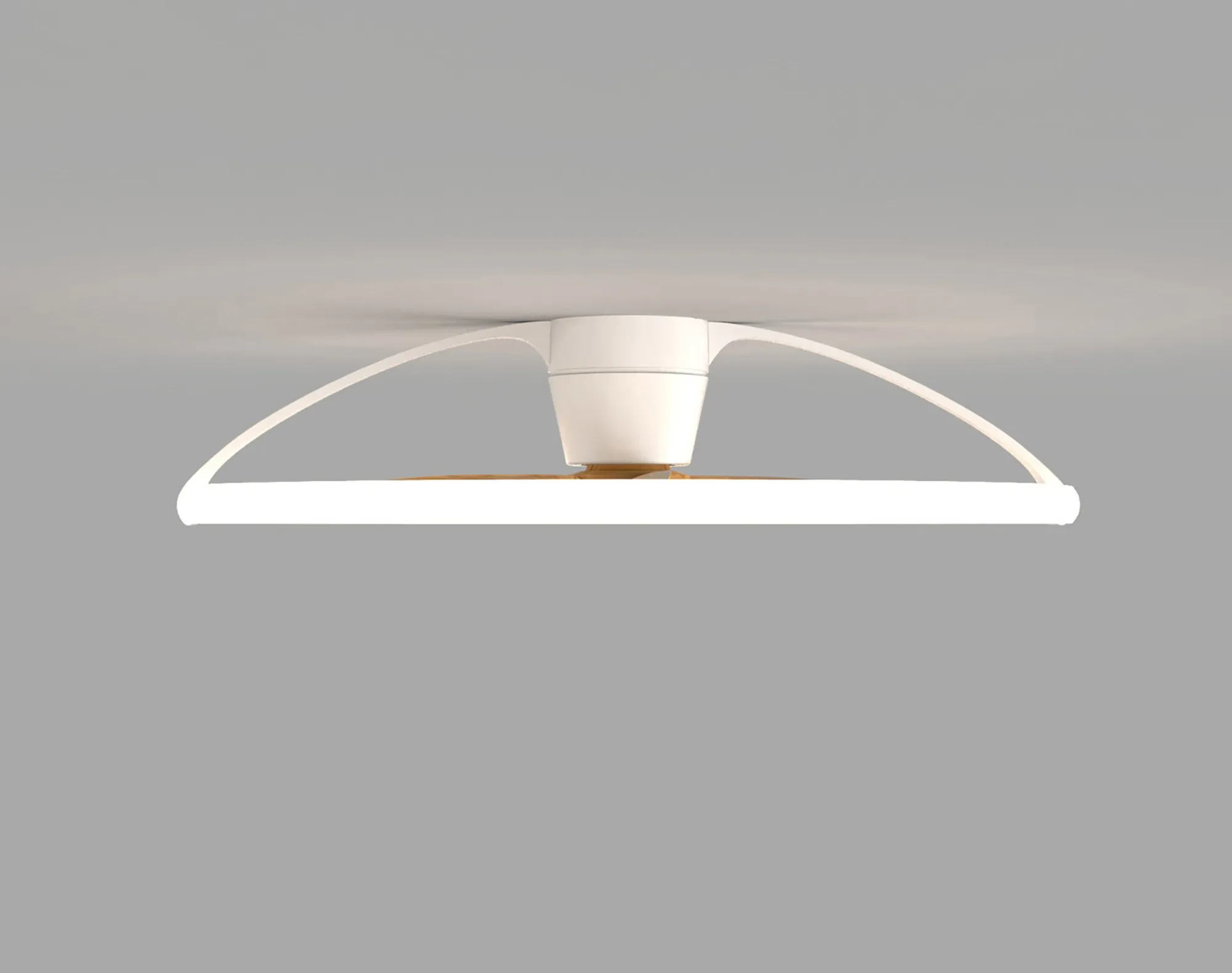 Nepal 75W LED Dimmable Ceiling Light & Fan, Remote / APP / Voice Controlled White M7532  Mantra Nepal